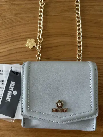 MARY QUANT 라이트 블루 코인 케이스