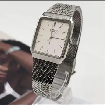가동품 SEIKO 세이코 스퀘어 남성용 손목시계 S-162