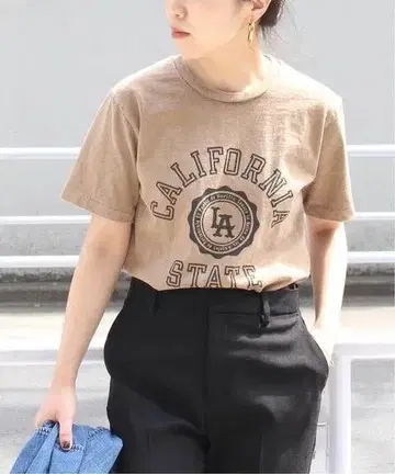 plage MIXTA S/SL 프린트 티셔츠 (CALIFORNIA)