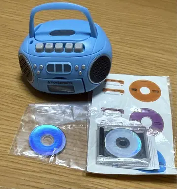 정말 녹음 재생! 레트로 미니 CD 플레이어 마스코트