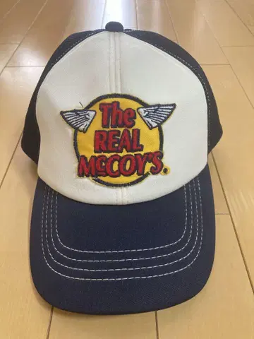 The REAL McCOY'S 리얼 맥코이 로고 캡 모자