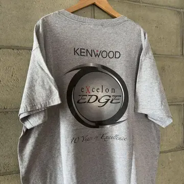 레어 새상품급 00년대 빈티지 kenwood 양면 프린트 티셔츠