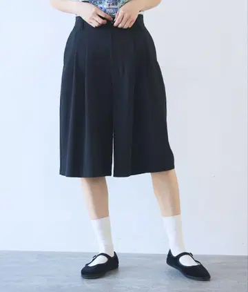 yuni 워셔블 썸머 울 하프 팬츠