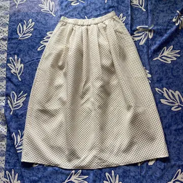 아이보리 플레어 스커트 38/M