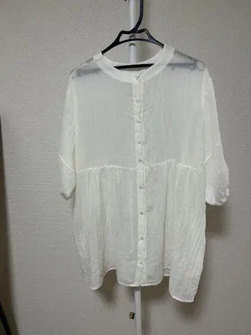 5부 소매 블라우스