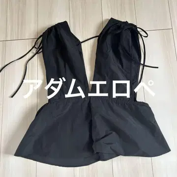 슬리브리스 블랙 탑