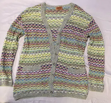 MISSONI 미쏘니 멀티 컬러 믹스 가디건