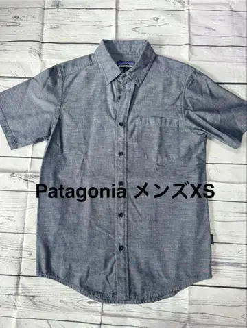 Patagonia 남성용 반팔 셔츠 XS 그레이 파타고니아