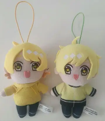 프리츠 & 아키 마스코트 스트랩이 달린 봉제 인형 2개 세트
