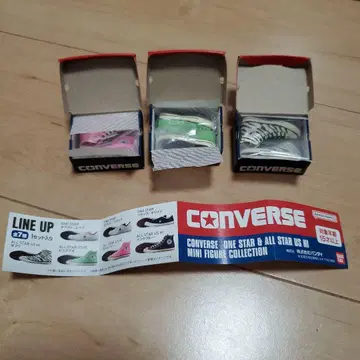 CANVERSE 컨버스 스니커즈 가챠 3세트 6분의 1 남자 도감