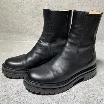 Gianvito Rossi 사이드 고어 부츠 CHESTER 가죽 23cm