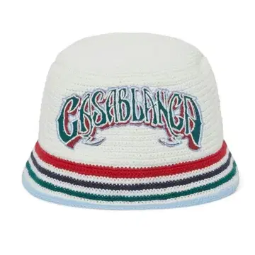 Casablanca 25SS Crochet Hat 로고 햇