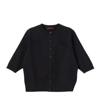 CABaN 하프 슬리브 포켓 가디건 블랙 S 사이즈