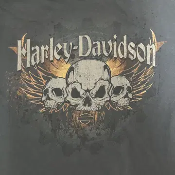 할리데이비슨 Harley-Davidson 해골 XL 티셔츠