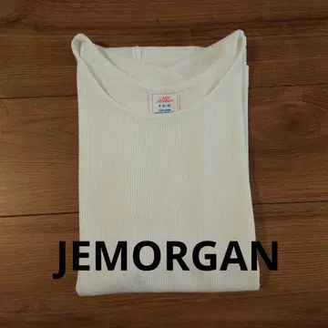 JEMORGAN 제이모건 써멀 와플 화이트 티셔츠