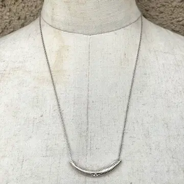 SILVER925 SHELL TOP NECKLACE/실버/목걸이