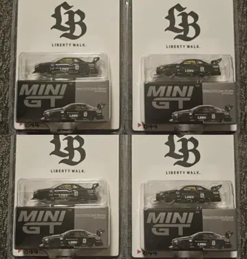 한정판 Mini GT ER34 LBWK 4개 세트 v