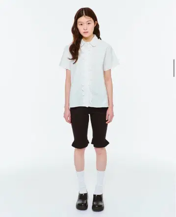 FEKETE fril leggings 프릴 레깅스