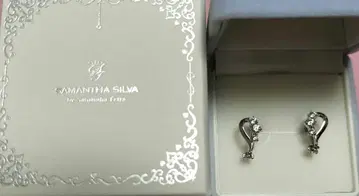 사만사 실바 박스 포함 SV925 지르코니아 귀찌
