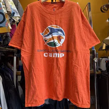 미국 빈티지 의류 SEAWORLD & BUSCH GARDENS CAMP