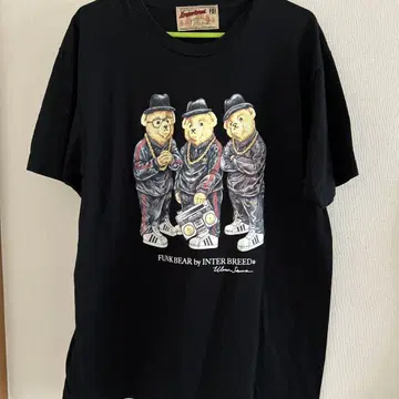 FUNK BEAR 티셔츠 블랙