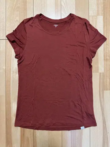 후디니 W's Tree Tee Deep Red S
