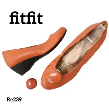 핏핏 금속 버클 웨지솔 천연 가죽 25cm