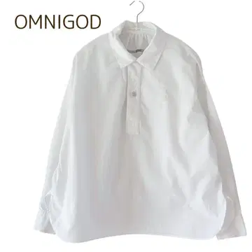 OMNIGOD 옴니갓 면 코튼 셔츠 풀오버 화이트 2 M