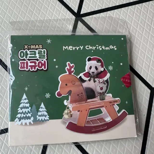 (정가이하)푸바오 루돌프 아크릴스탠드