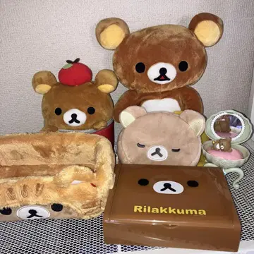 리락쿠마 세트 묶음 판매 봉제 인형 피규어 파우치