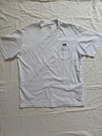 THE NORTH FACE 화이트 티셔츠