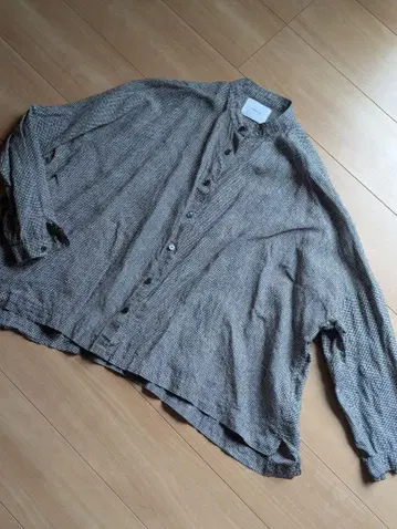 프렌치 브루 TROIS 린넨 100% 체크