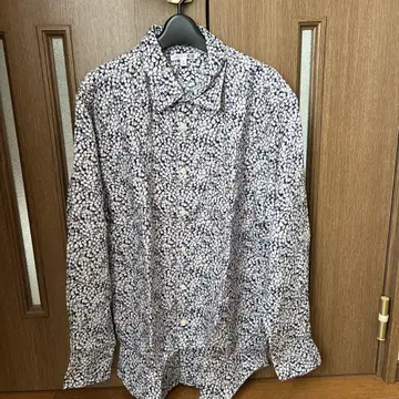유니클로 LIBERTY 꽃무늬 긴팔 셔츠 XL