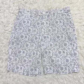 아르마니 익스체인지 하프 팬츠 화이트/그레이 보타니컬 31