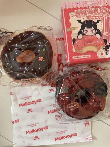 Mellojoy 스퀴즈 도넛 시리즈 2개 세트 DIYJOJO