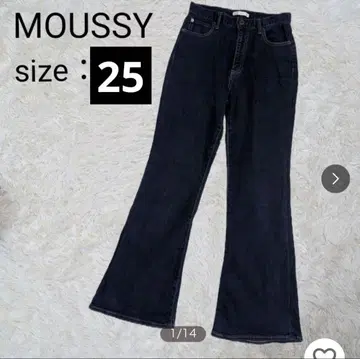 MOUSSY 부츠 컷 데님 25