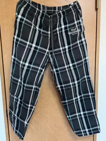 HUF 남성용 체크 팬츠 XL