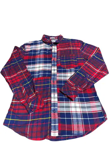 HILFIGER DENIM 체크 긴팔 플란넬 셔츠 (L)