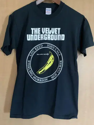 Velvet Underground/밴딩 티셔츠/S 사이즈
