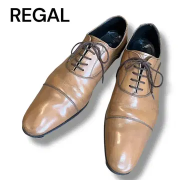 REGAL 리갈 가죽 신발 스트레이트 팁 카멜