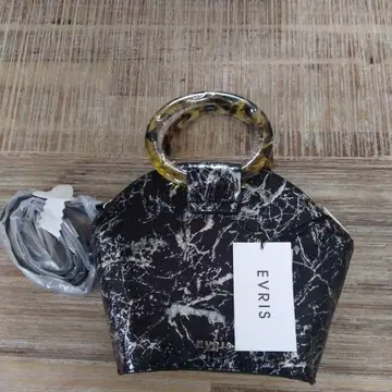 EVRIS 블랙 마블 숄더백