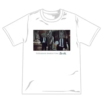OOPS COOL 프로 아마추어 집단 고참 티셔츠 WHITE XL