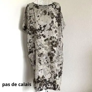 pas de calais 파드칼레 올 패턴 튜닉 원피스 M 넉넉한