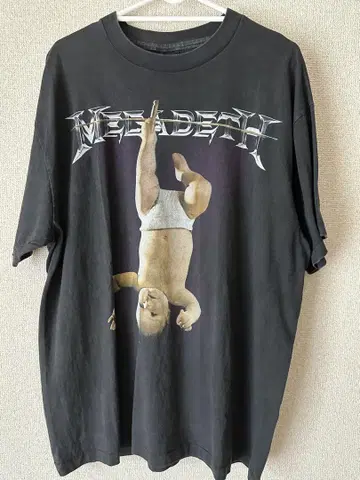 MEGADETH 그래픽 티셔츠 XL 블랙