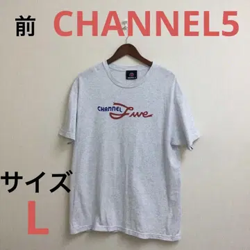 CHANNEL 5 남성용 반팔 티셔츠 사이즈 L