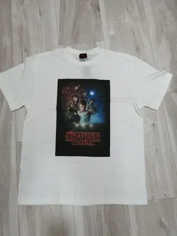 STRANGER THINGS 티셔츠 화이트 L 사이즈 택 포함 미사용
