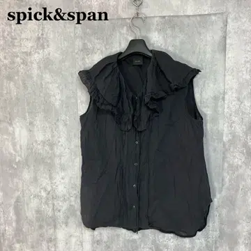 spick and span 슬리브리스 블라우스