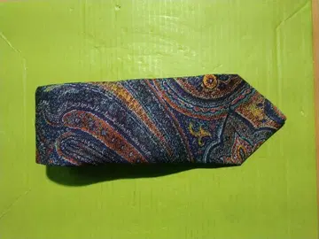 ETRO 페이즐리 무늬 넥타이 100% 실크