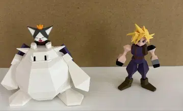 FF7 리메이크 제일복권 미니 피규어 클라우드 + 케트시
