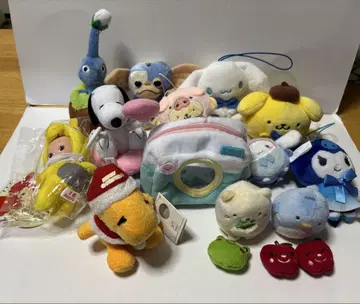 캐릭터 굿즈 봉제 인형 세트